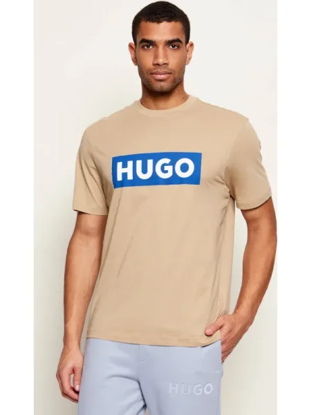 Hugo Blue Tricou Nico bej