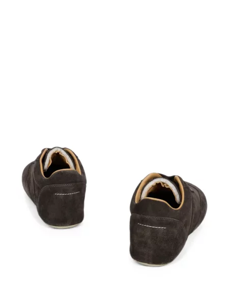Fűzős szarvasbőr sneaker Mm6 Maison Margiela barna