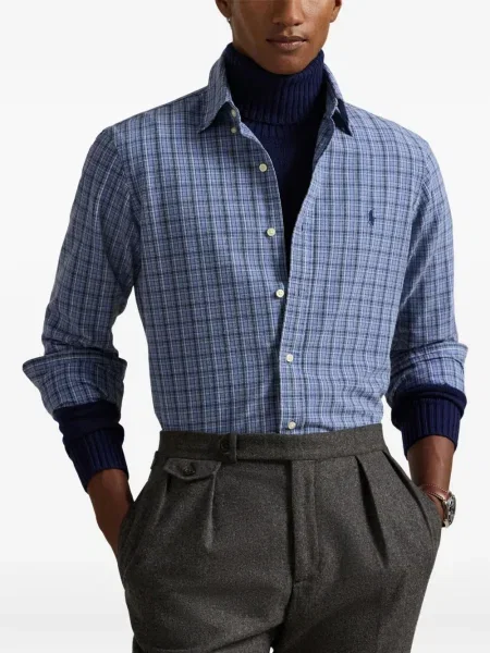 Șapcă Polo Ralph Lauren cu model herringbone din țesătură twill cu imagine albastru