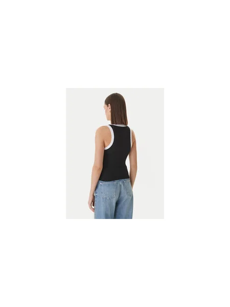 Guess Jeans Felső Slim Fit fekete