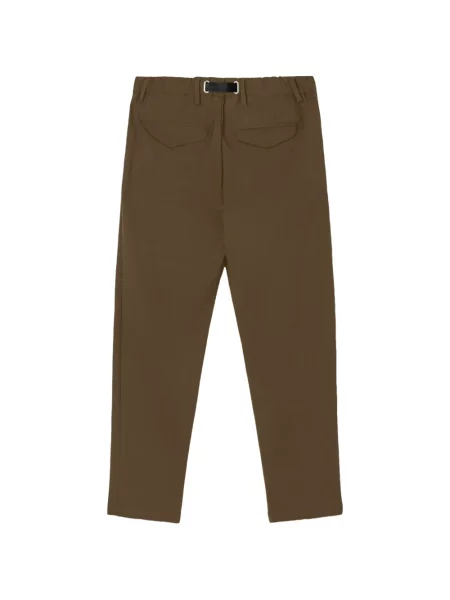 Cu centură pantaloni White Sand alb