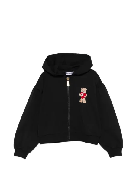 Bluza z kapturem dziecięca Moschino czarna