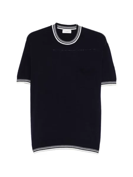 Tricou Paolo Pecora cu dungi albastru