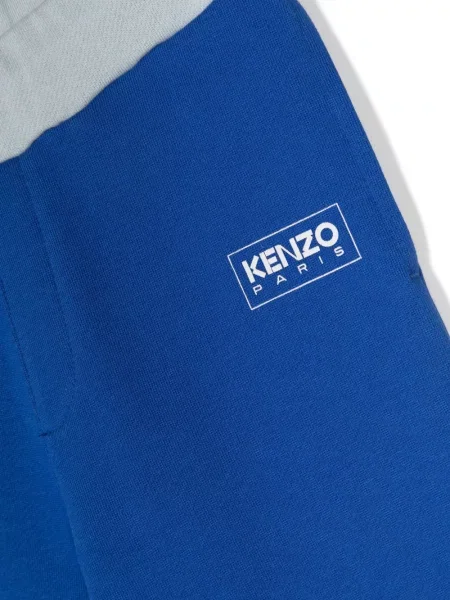 Spodnie dziecięce Kenzo niebieskie