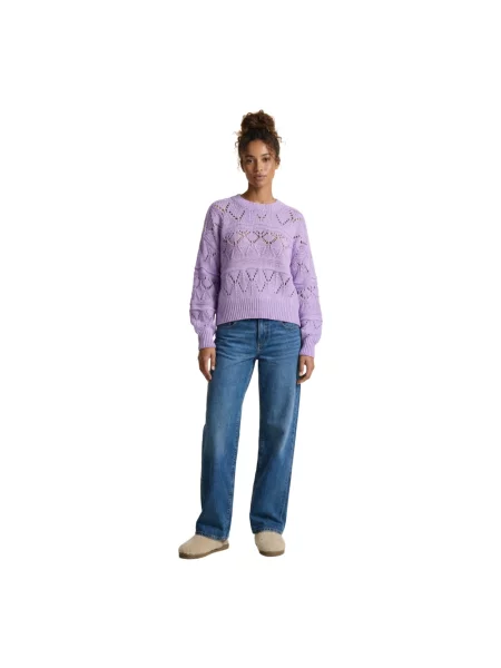 Sweter American Dreams fioletowy