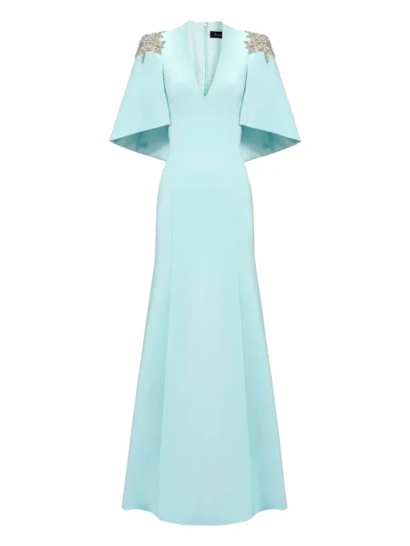 Rochie maxi Jenny Packham de costum albastru