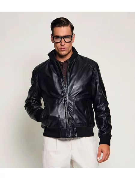 Joop! Geacă de piele Dokston negru
