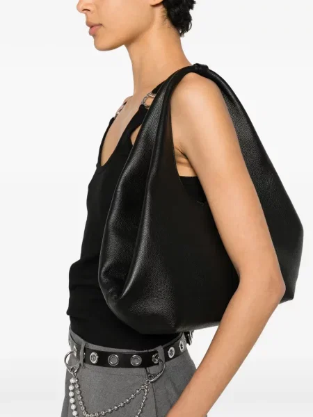 Geantă shopper Coperni din piele negru