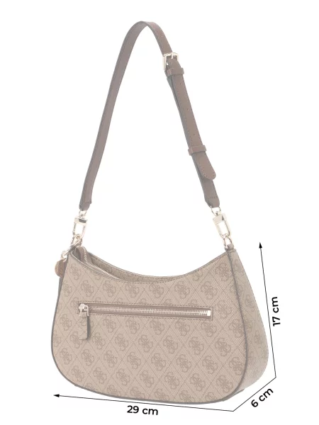 GUESS Torba za čez ramo ANADELA 3 / svetlo rjava