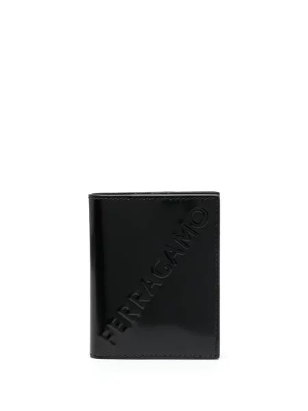 Portofel Ferragamo din piele negru