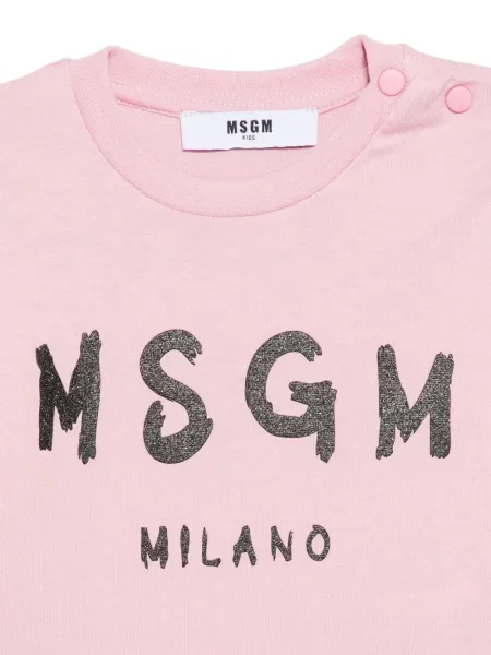 Gyerek póló Msgm rózsaszín