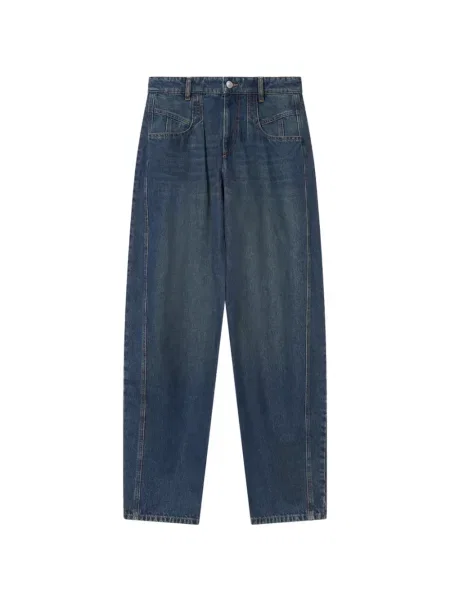 Pantaloni Isabel Marant albastru