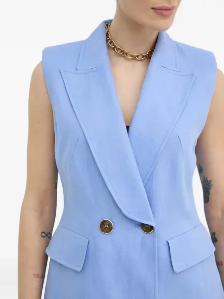 Top Luisa Spagnoli albastru