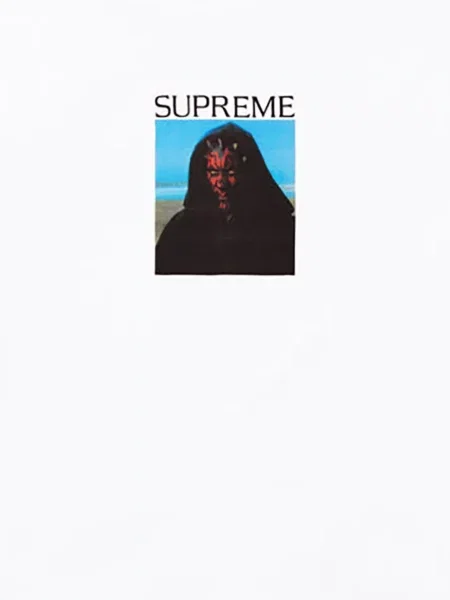 Μπλούζα Supreme με σχέδιο λευκό