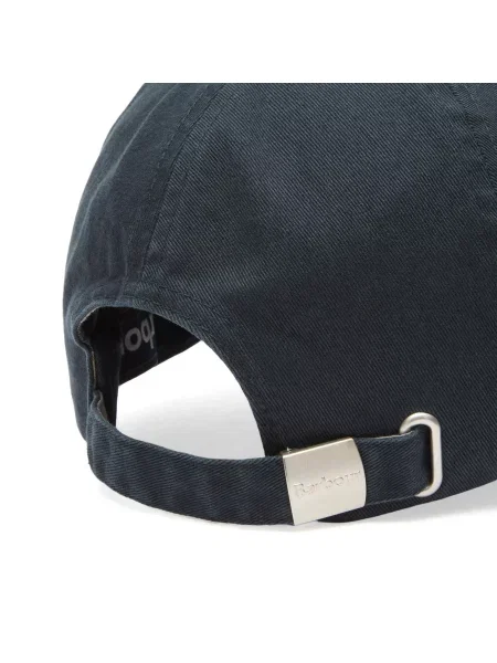 Czapka z daszkiem Barbour granatowa