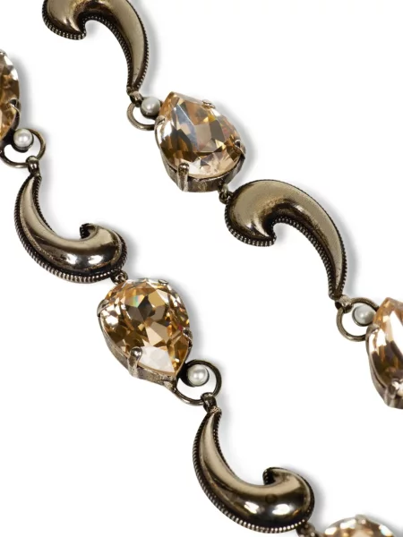 Colier Etro de cristal argintiu