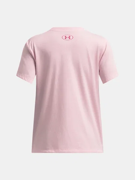 Tricou copii Under Armour roz