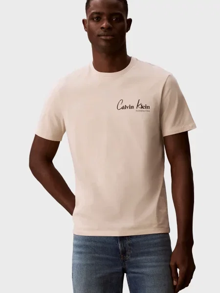 Футболка Calvin Klein Jeans бежева