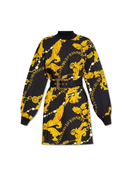 Sukienka jeansowa Versace Jeans Couture czarna