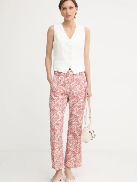 Weekend Max Mara однобортний жилет лляний PACE
