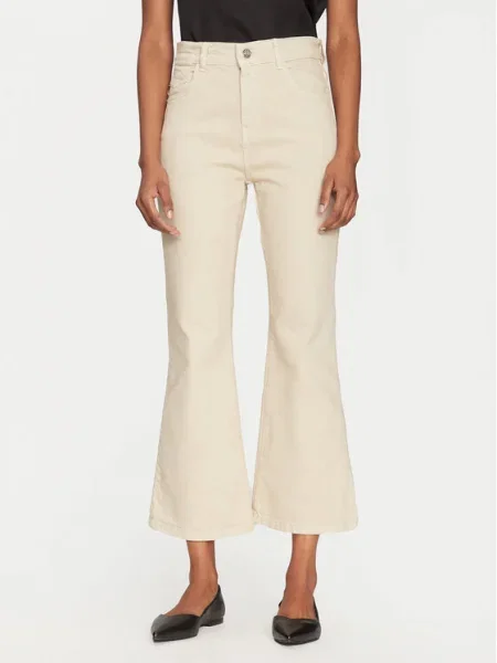 Marella Blugi Kerry Flare Fit bej