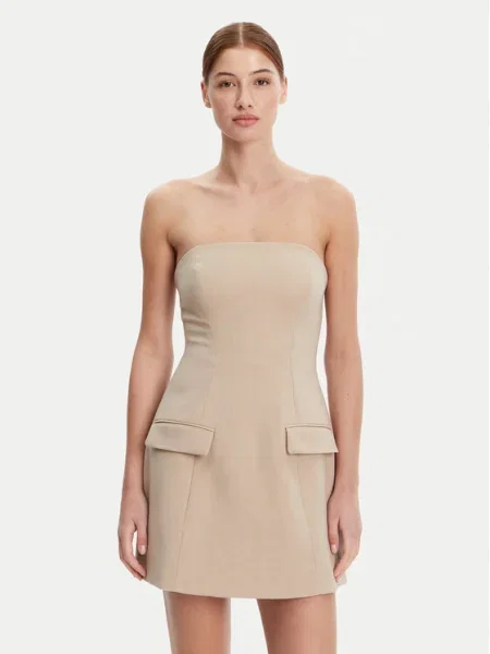 BARDOT Rochie cocktail bej