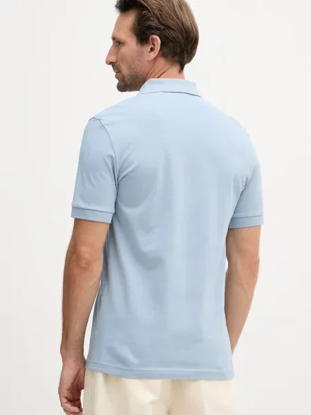 Koszulka polo Boss Orange niebieska