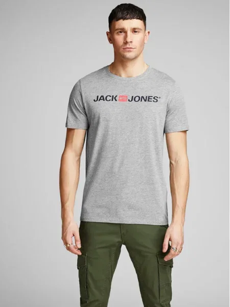 Тениска Jack&jones сиво