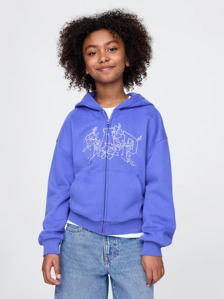 Bluza Gap z logo niebieska