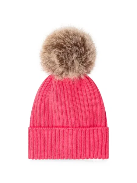 Czapka dziecięca Moncler Enfant różowa