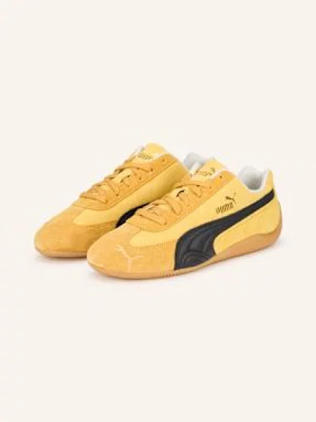 Puma sneakersy zamszowe Speedcat żółty czarne