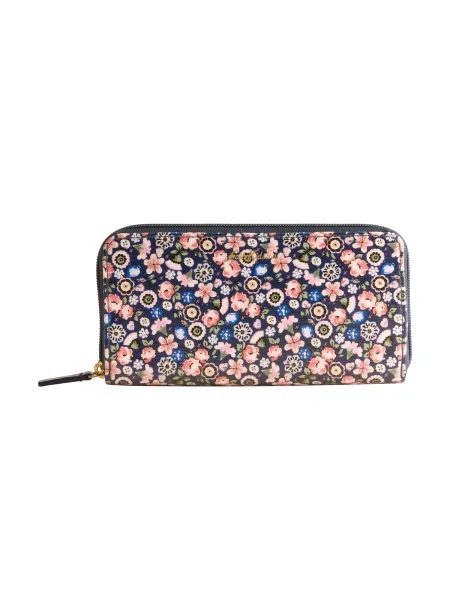 Cath Kidston Portofel Continental albastru / bleumarin / roz negru