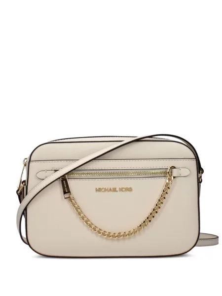 Bőr crossbody táska Michael Kors