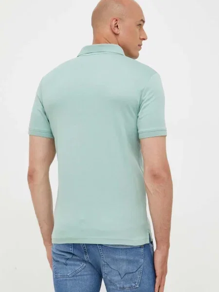 Calvin Klein póló sima zöld