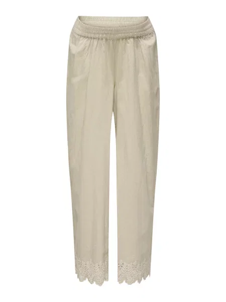 Only Maternity Pantaloni OLMTULUM grej