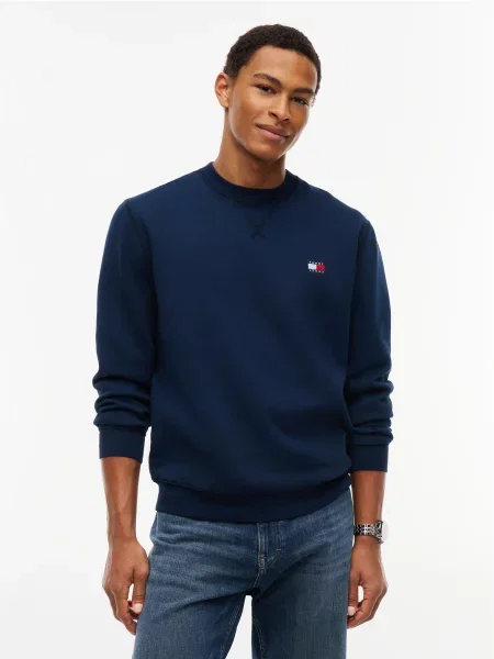 Tommy Jeans Mikina námornícka modrá