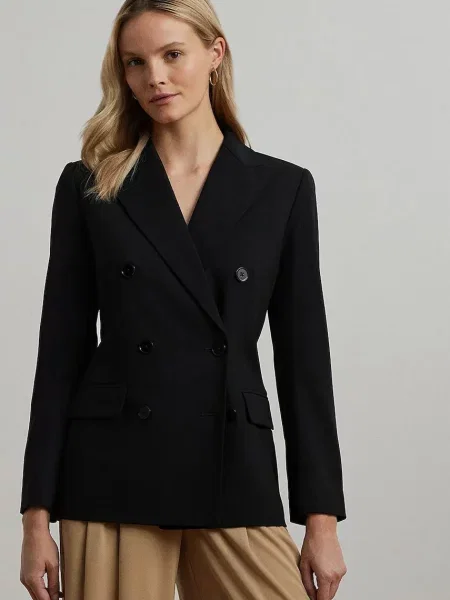 Lauren Ralph Lauren geacă de lână negru