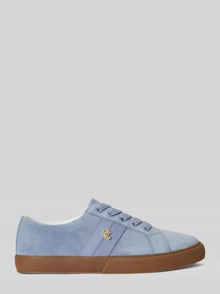 Lauren Ralph Lauren Janson II sneakersy skórzane niebieskie