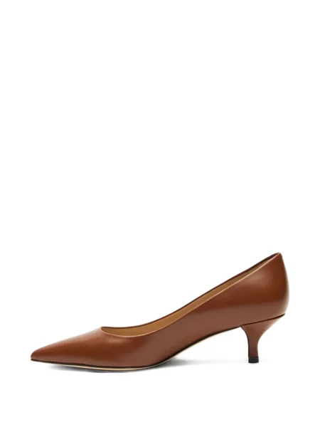 Pantofi cu toc Stuart Weitzman din piele maro