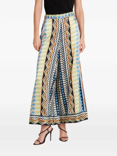 Pantaloni palazzo Temperley London albastru