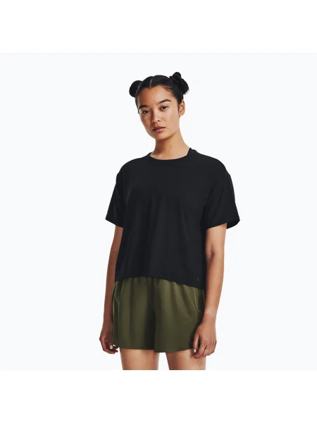 Under Armour Motion SS дамска тениска black/jet grey черно