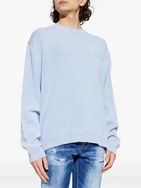 Пуловер Dsquared2 синьо