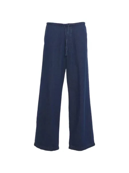 Blugi Icon Denim cu cordon albastru