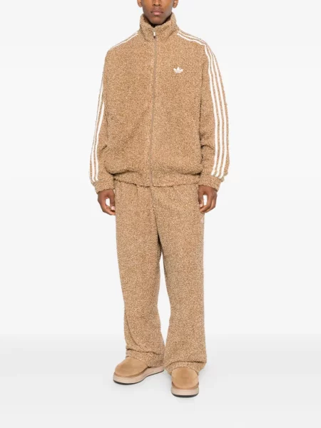 Hanorac Adidas din velur alb