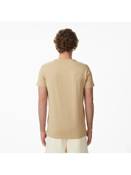 Футболка Lacoste бежевая
