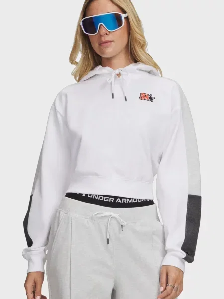 Махрова спортивна кофта Under Armour біла