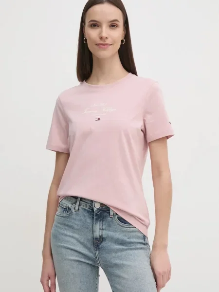 Tommy Hilfiger t-shirt różowy
