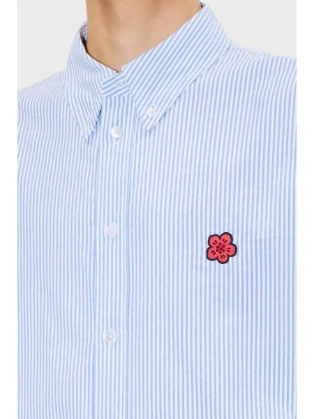Рубашка Kenzo голубая