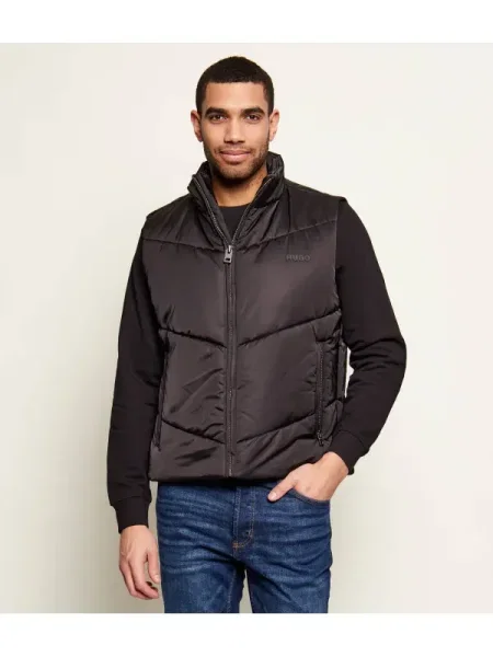 HUGO Vestă negru