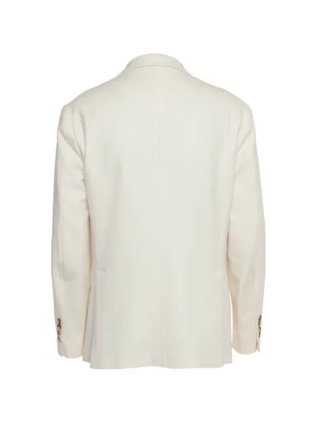 Sacou Brunello Cucinelli cu rever alb